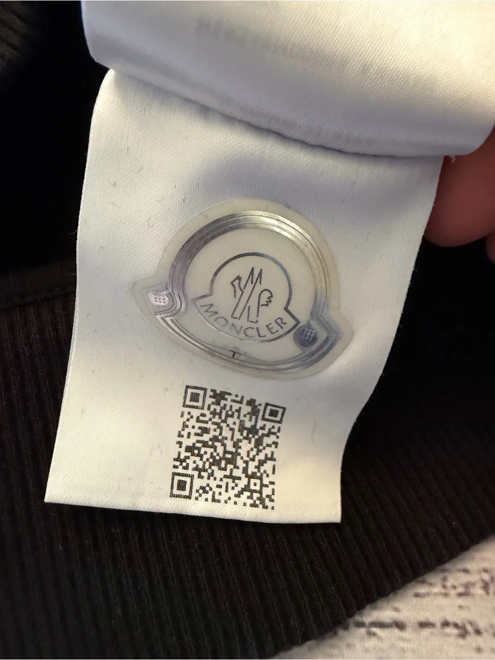 Moncler Kids Black Hoodie Tracksuit with Red Stripe - Picture 4 of 6